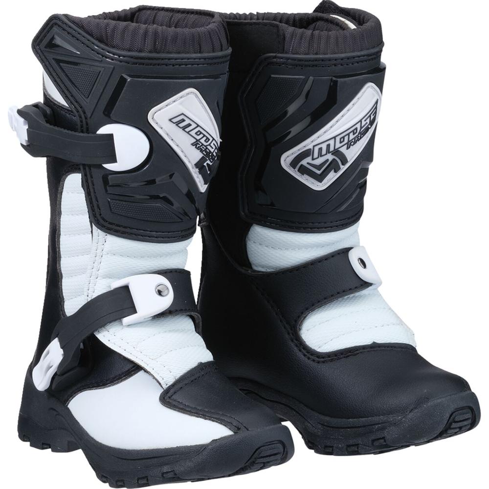 Moose Racing S18C M1.3 Kids MX Boots Black / White FREE 1 YEAR Returns, FREE UK Delivery | ThrottleChimp