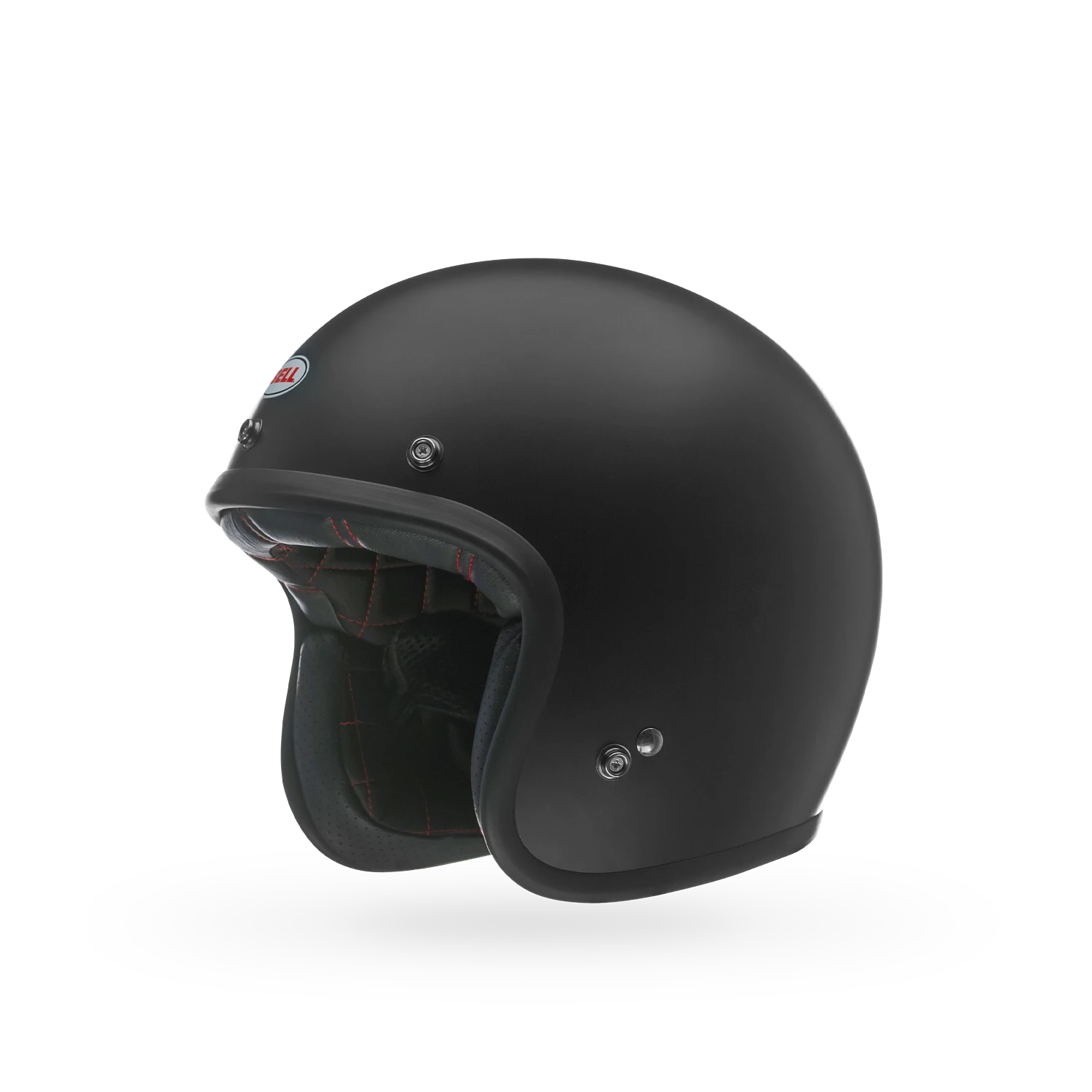 Bell Custom 500 Solid ECE 22.06 Open Face Helmet Matt Black FREE 1 YEAR Returns, FREE UK Delivery | ThrottleChimp