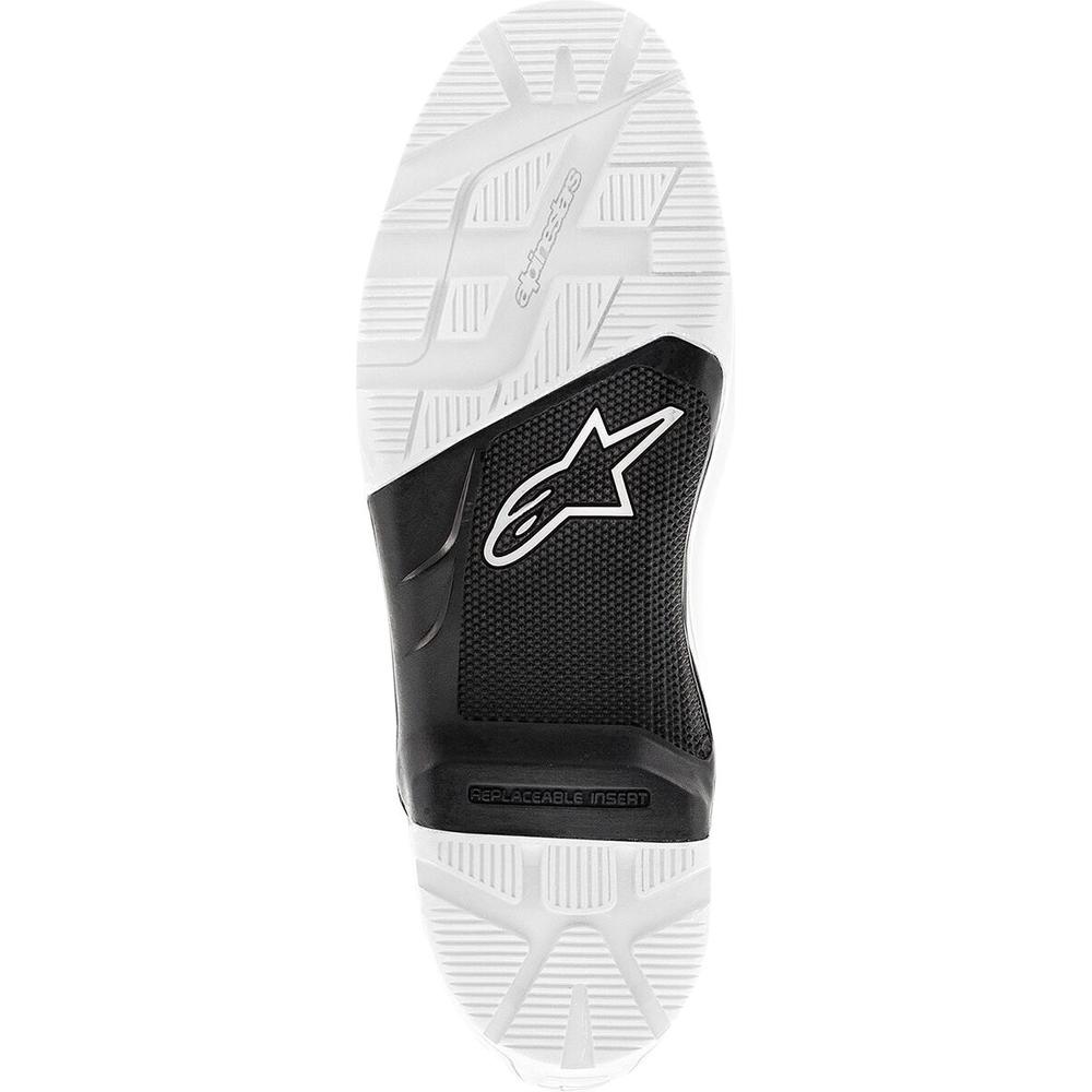 Alpinestars Tech 7 / Tech 3 Enduro Dual Compound Soles Black / White FREE 1 YEAR Returns, FREE UK Delivery | ThrottleChimp