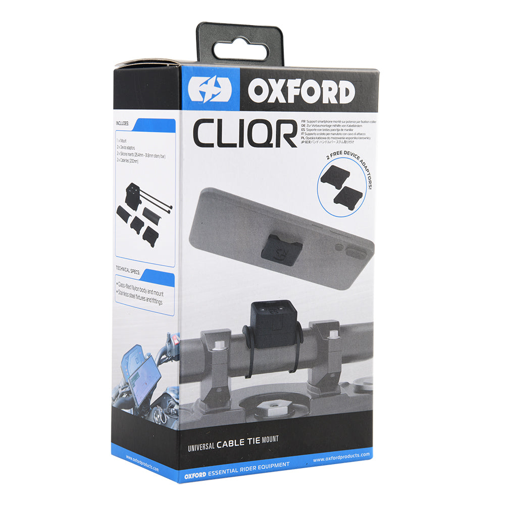 Oxford CLIQR Cable Tie Mount FREE 1 YEAR Returns, FREE UK Delivery | ThrottleChimp