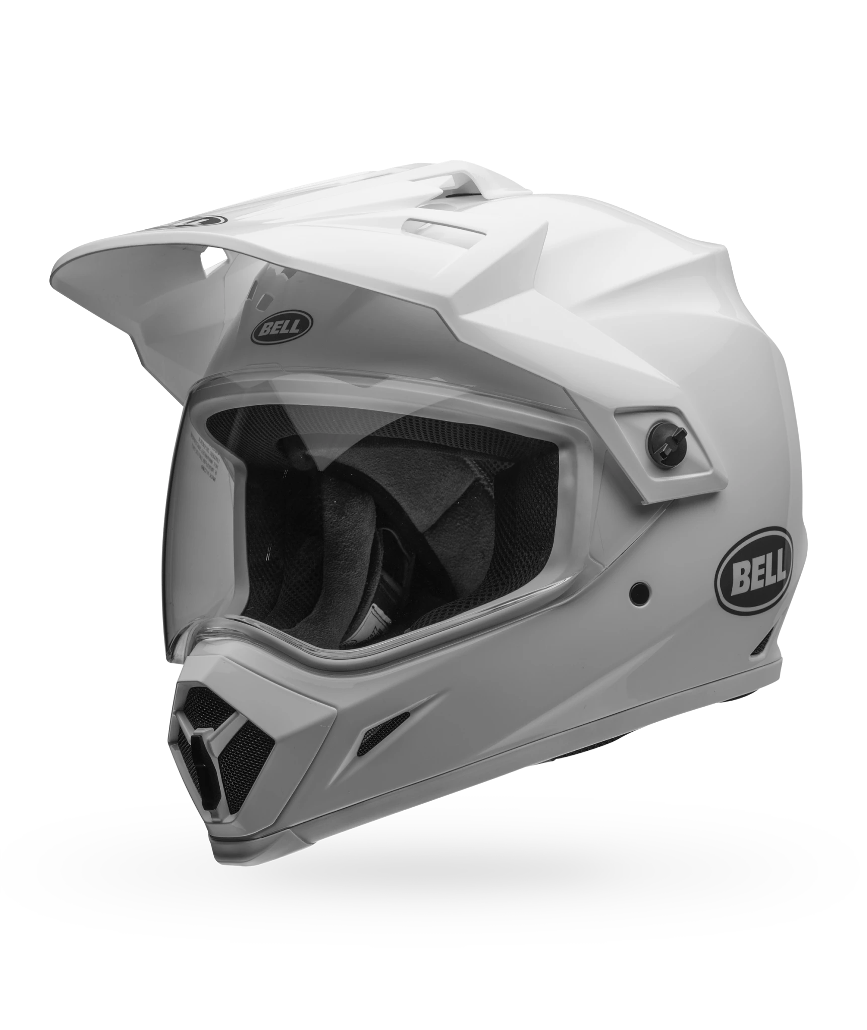 Bell MX-9 Adventure MIPS ECE 22.06 MX Helmet Solid White FREE 1 YEAR Returns, FREE UK Delivery | ThrottleChimp