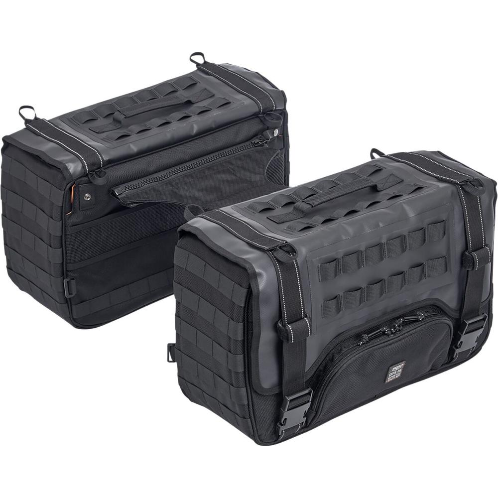 Biltwell Exfil-36 Saddlebags Black FREE 1 YEAR Returns, FREE UK Delivery | ThrottleChimp