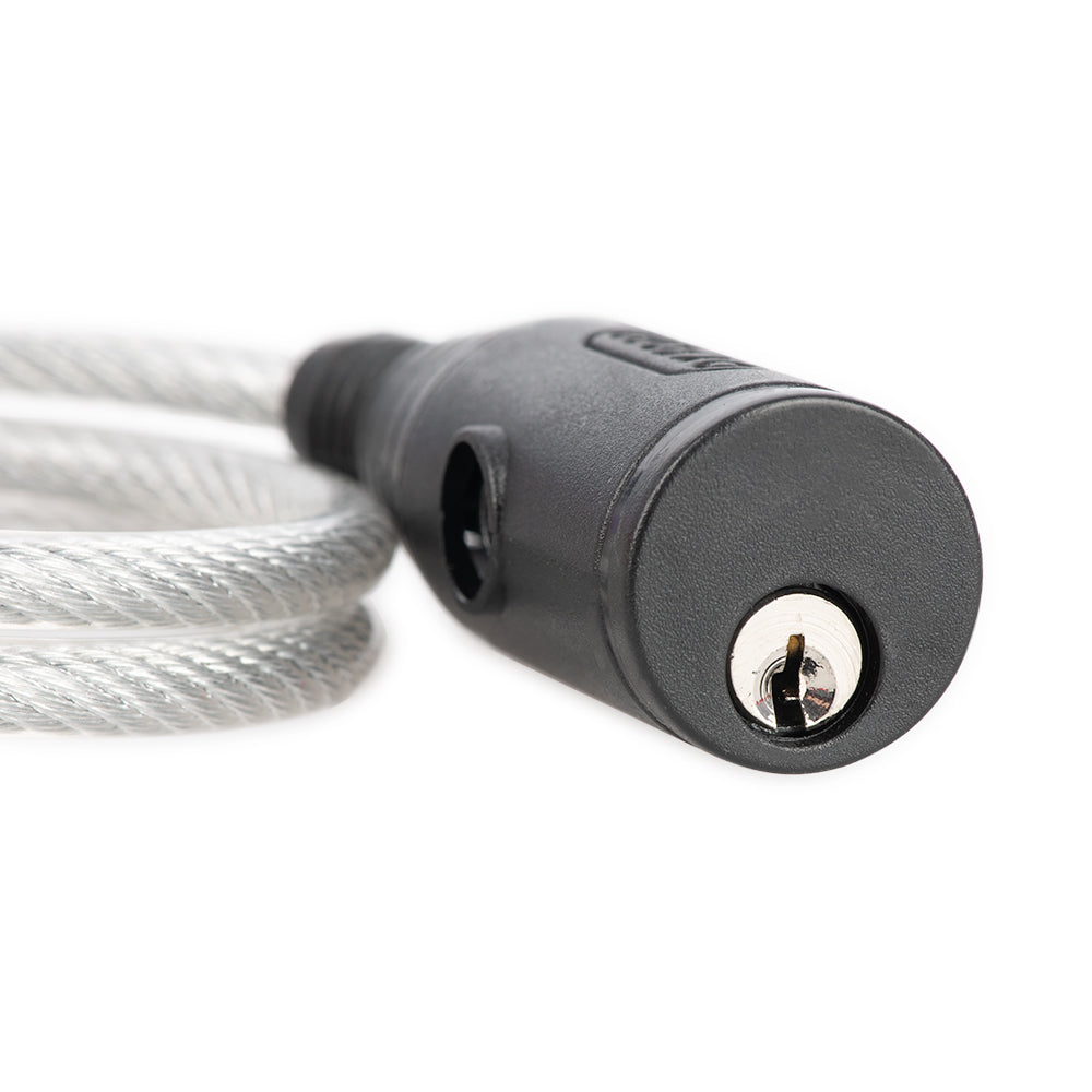 Oxford Bumper Cable Lock Clear - 600 mm x 6 mm FREE 1 YEAR Returns, FREE UK Delivery | ThrottleChimp