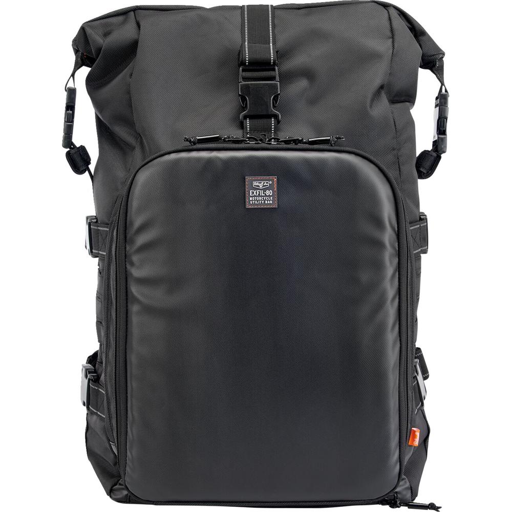 Biltwell Exfil-80 Motorcycle Bag Black FREE 1 YEAR Returns, FREE UK Delivery | ThrottleChimp