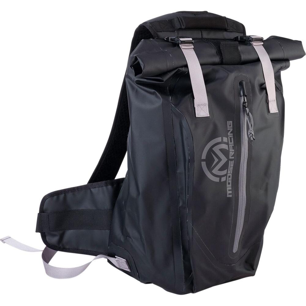 Moose Racing ADV1 Dry Backpack Black / Grey / White FREE 1 YEAR Returns, FREE UK Delivery | ThrottleChimp