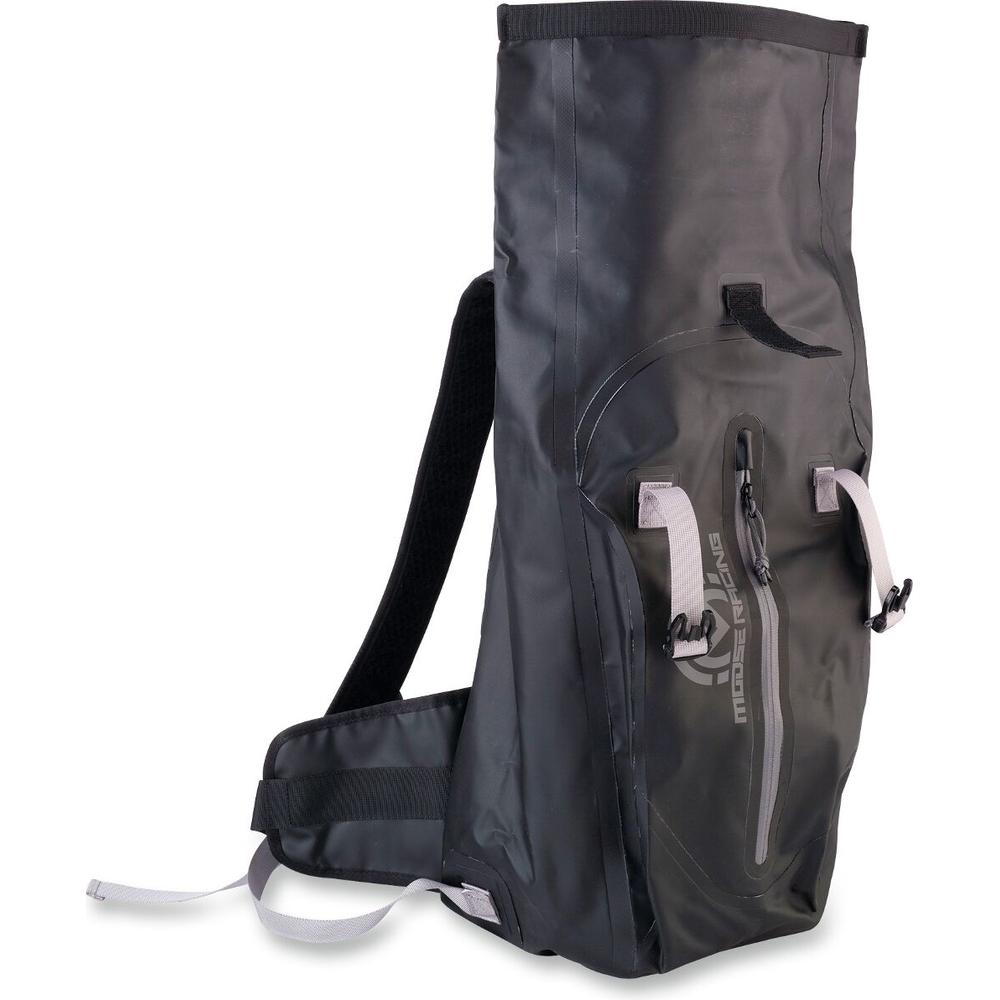 Moose Racing ADV1 Dry Backpack Black / Grey / White FREE 1 YEAR Returns, FREE UK Delivery | ThrottleChimp