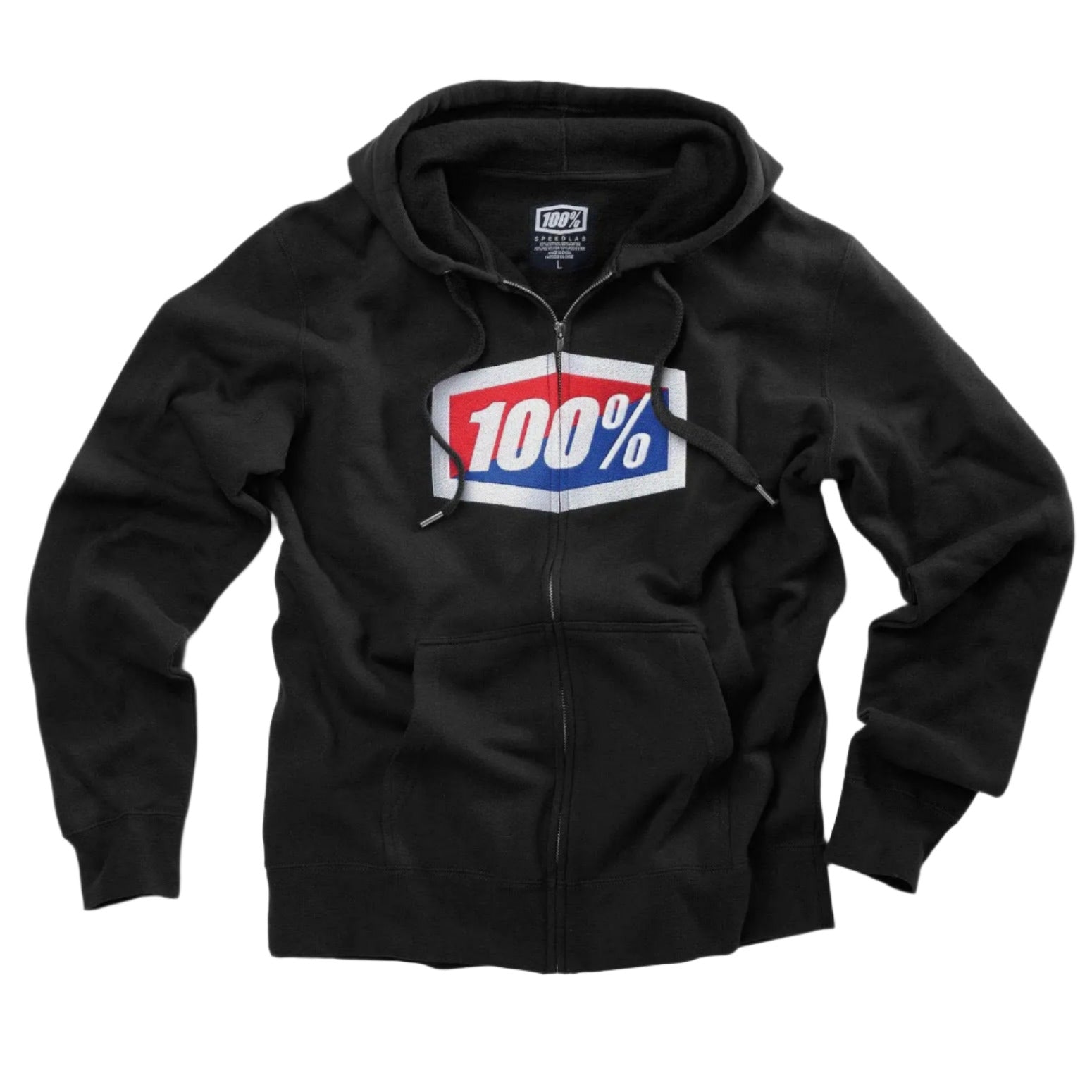 100% Official Zip Cycle Hoodie 2022 Black - FREE 1 YEAR Returns, FREE UK Shipping | ThrottleChimp