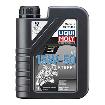 Liqui Moly 4T 15W-50 Street Engine Oil FREE 1 YEAR Returns, FREE UK Delivery | ThrottleChimp