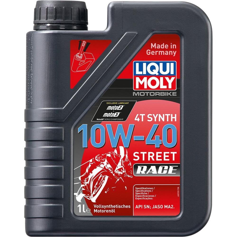 Liqui Moly 4T Synthetic 10W-40 Street Engine Oil FREE 1 YEAR Returns, FREE UK Delivery | ThrottleChimp