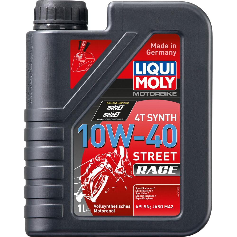 Liqui Moly 4T Synthetic 10W-40 Street Engine Oil FREE 1 YEAR Returns, FREE UK Delivery | ThrottleChimp