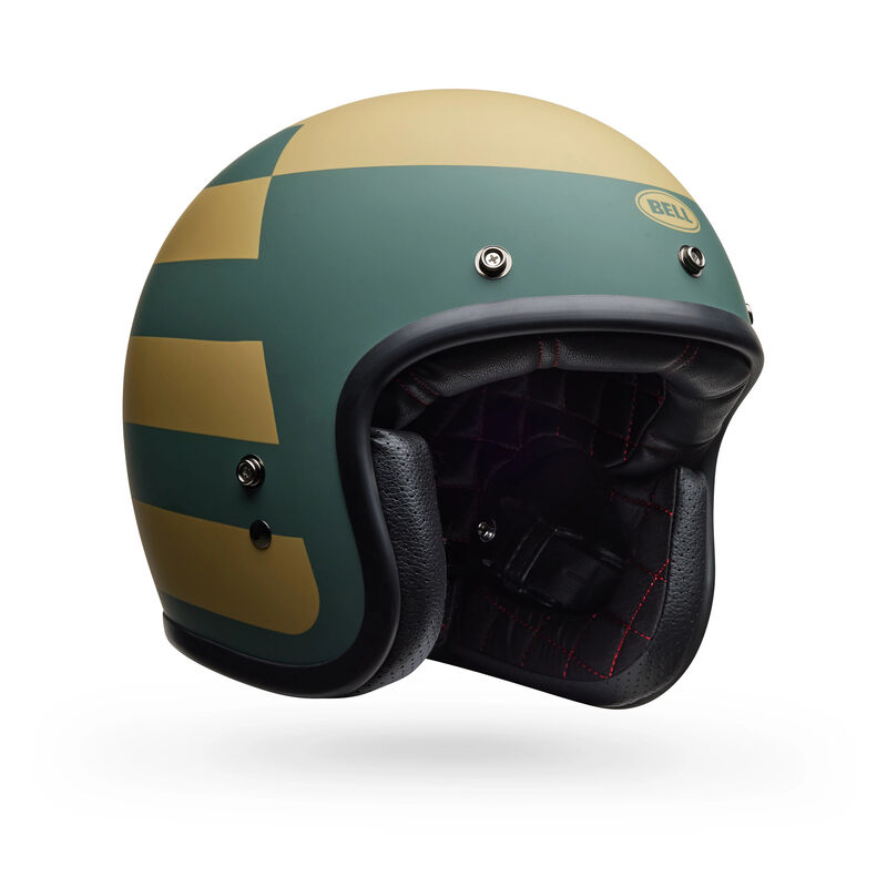 Bell Custom 500 Parlor ECE 22.06 Open Face Helmet Matt Emerald