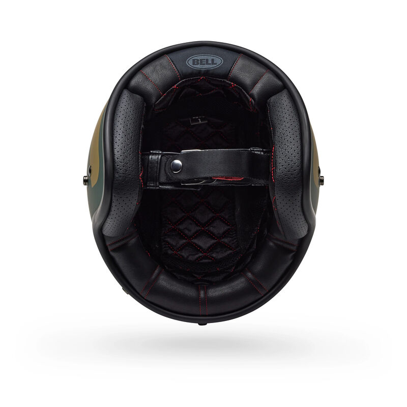 Bell Custom 500 Parlor ECE 22.06 Open Face Helmet Matt Emerald