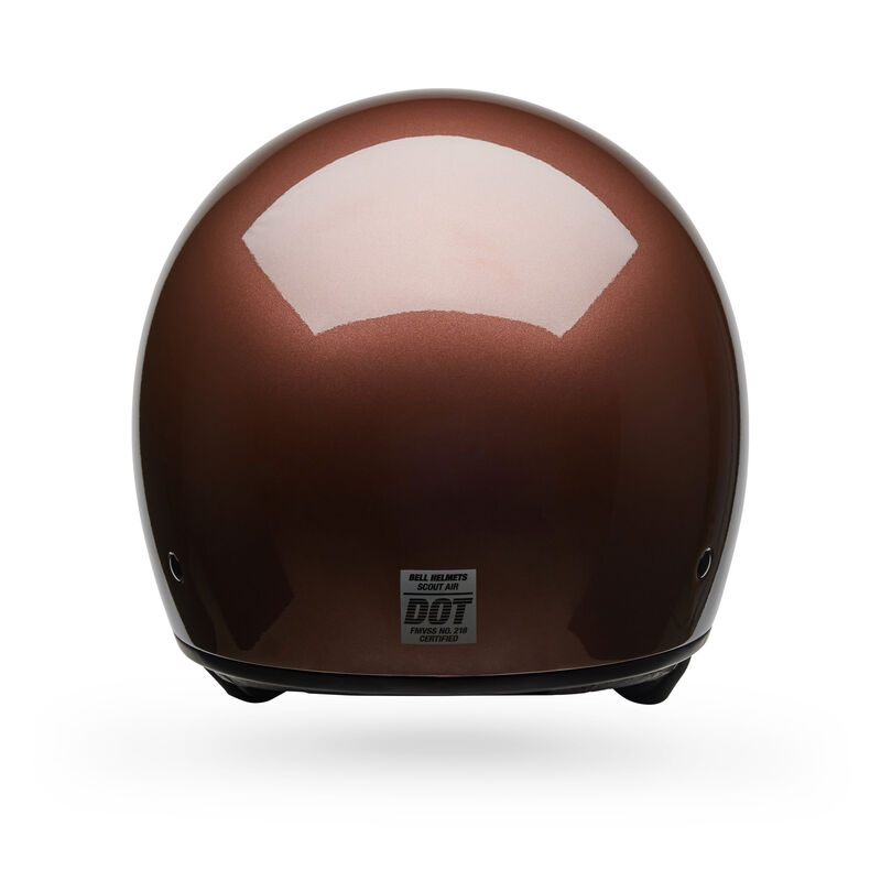 Bell Scout Air Solid Open Face Helmet Gloss Rootbeer FREE 1 YEAR Returns, FREE UK Delivery | ThrottleChimp