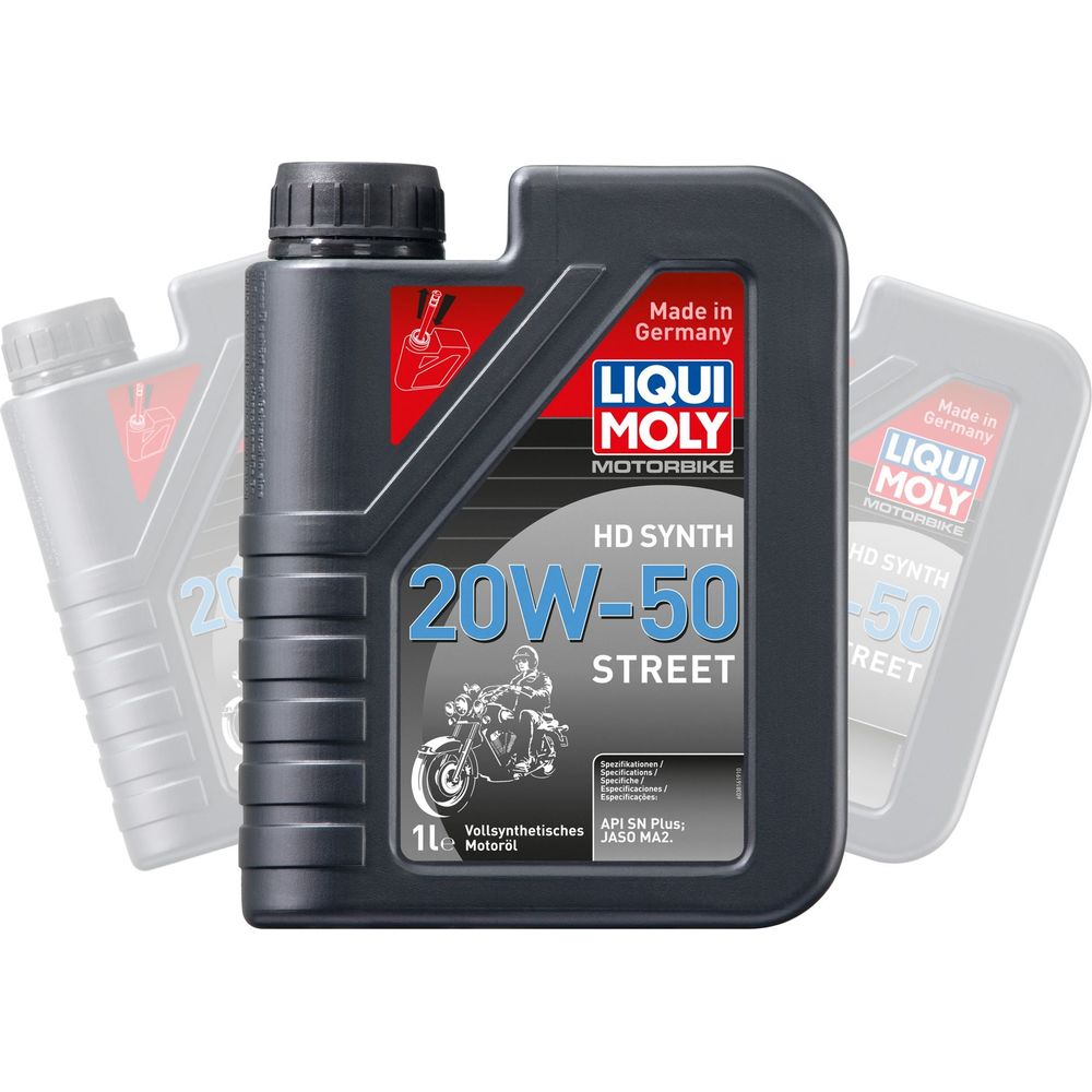 Liqui Moly 4 Stroke Fully Synthetic HD Street 20W-50 Oil - Box of 6 FREE 1 YEAR Returns, FREE UK Delivery | ThrottleChimp