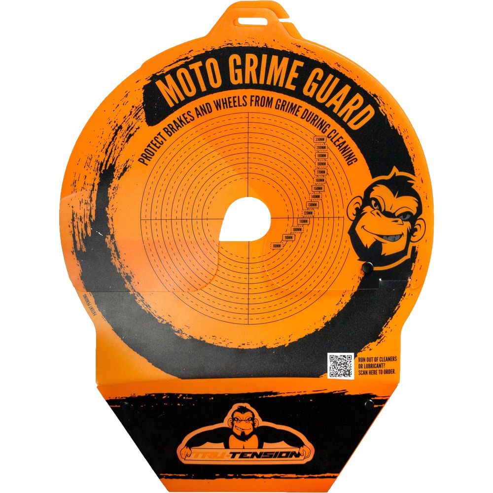 Tru-Tension Motorcycle Grime Guard Orange FREE 1 YEAR Returns, FREE UK Delivery | ThrottleChimp