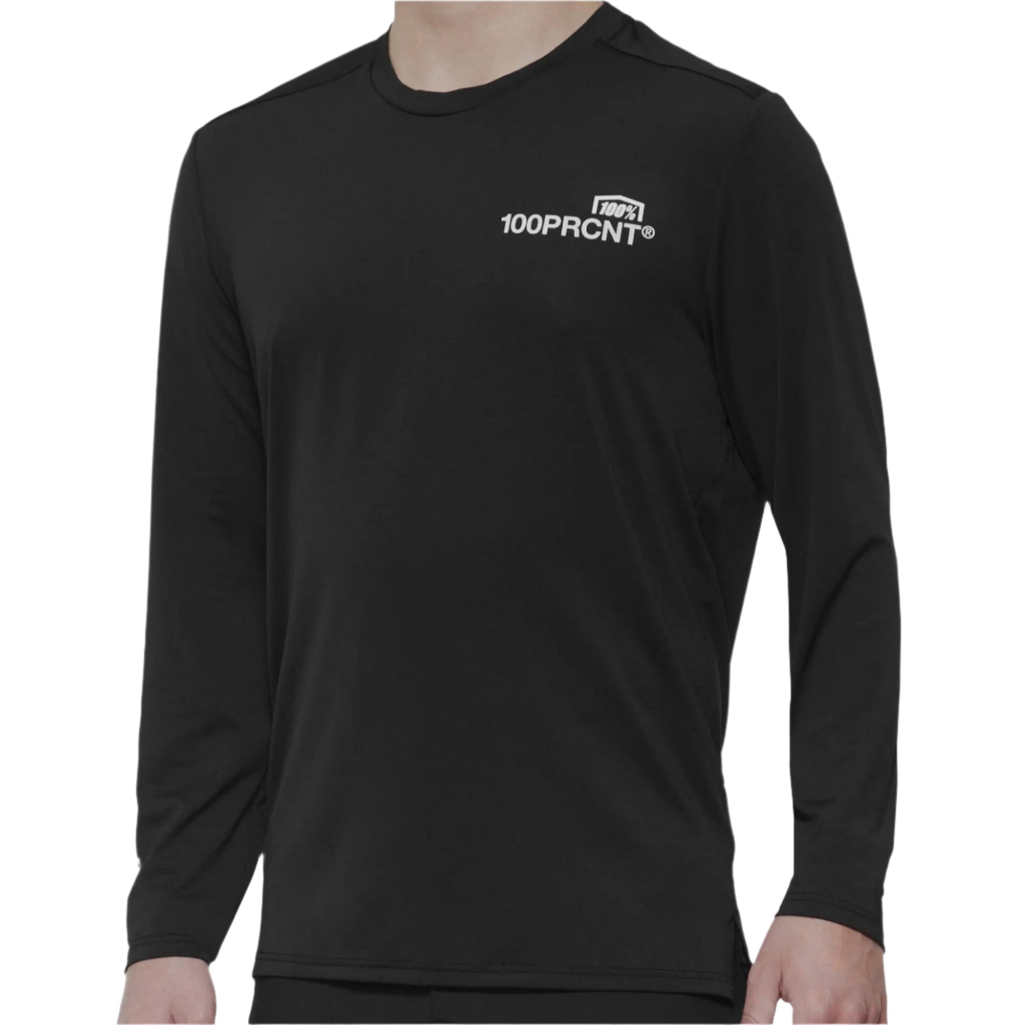 100% Airmatic Long Sleeve Cycle Jersey Black - FREE 1 YEAR Returns, FREE UK Shipping | ThrottleChimp