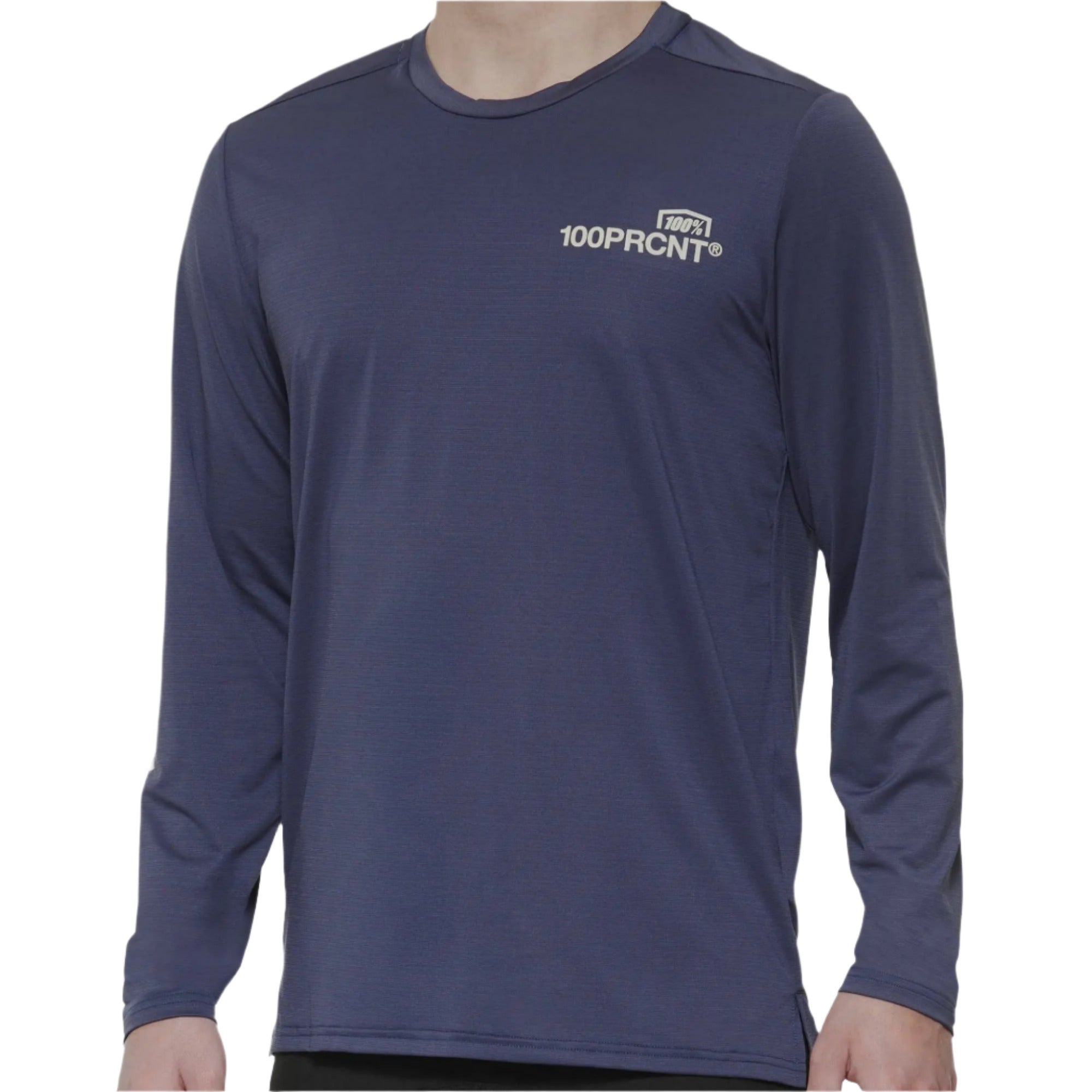 100% Airmatic Long Sleeves Cycle Jersey Indigo - FREE 1 YEAR Returns, FREE UK Shipping | ThrottleChimp