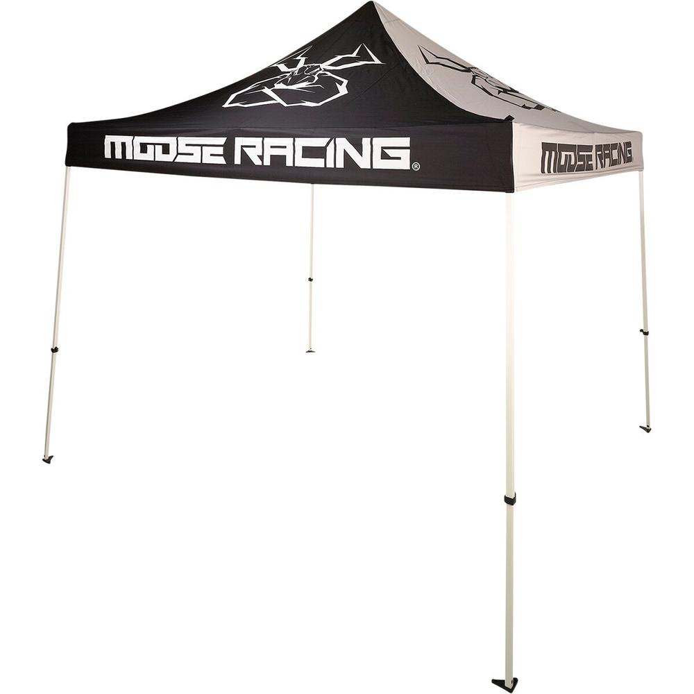 Moose Racing Collapsible Canopy Black / White FREE 1 YEAR Returns, FREE UK Delivery | ThrottleChimp