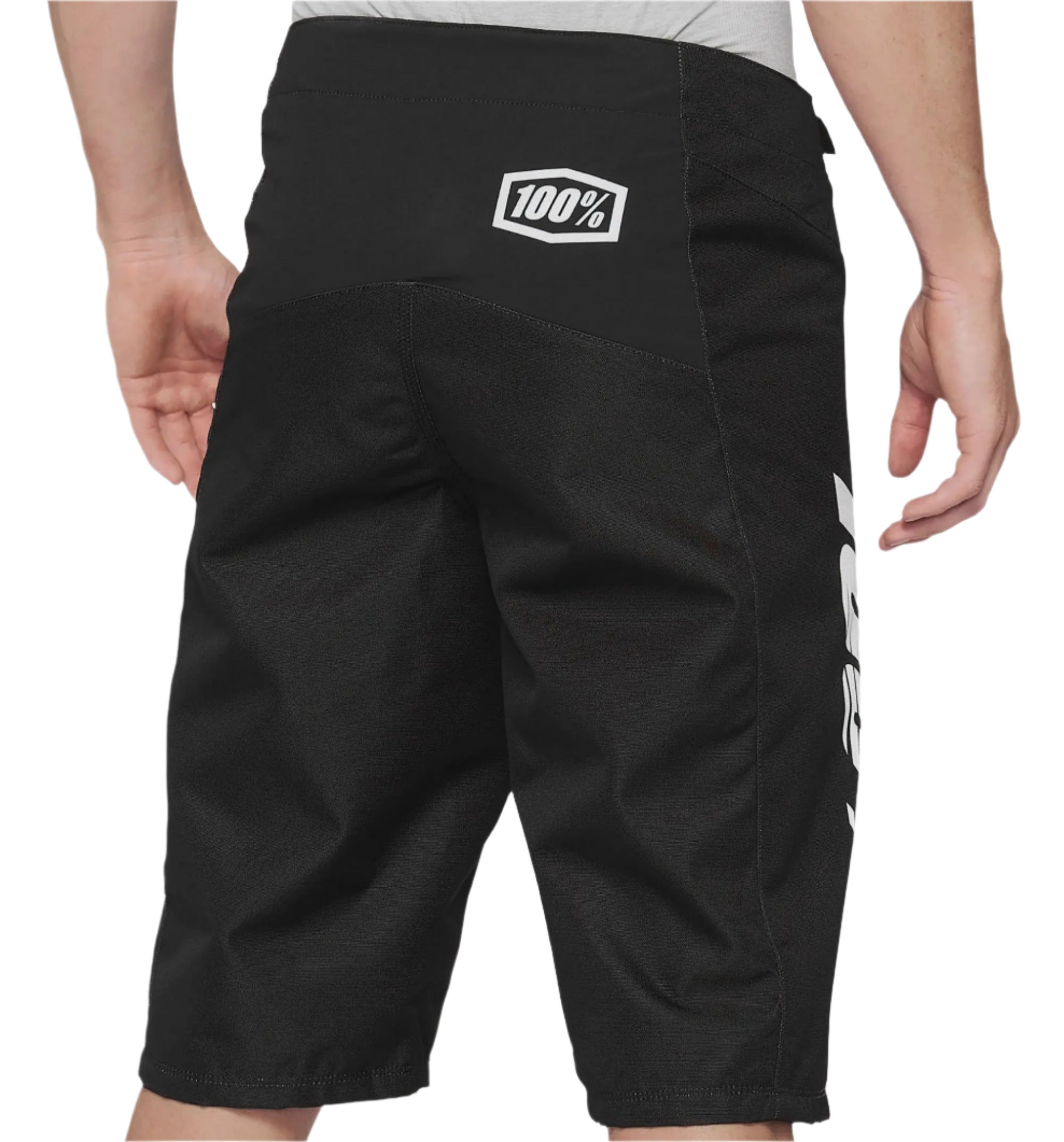 100% R-Core Youth Cycle Shorts Black - FREE 1 YEAR Returns, FREE UK Shipping | ThrottleChimp