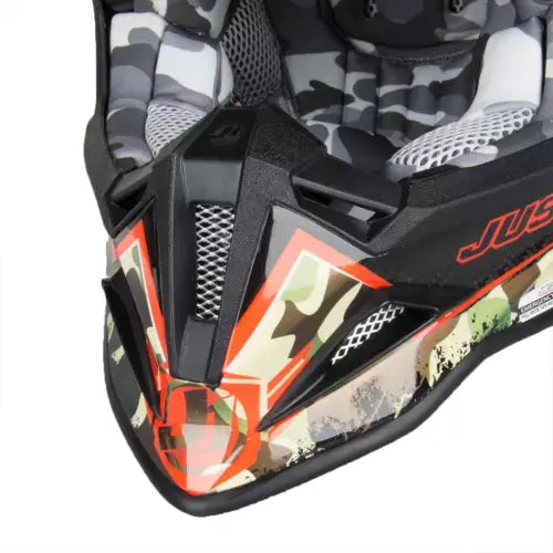 Just1 J12 Carbon MX Helmet Kombat Red FREE 1 YEAR Returns, FREE UK Delivery | ThrottleChimp