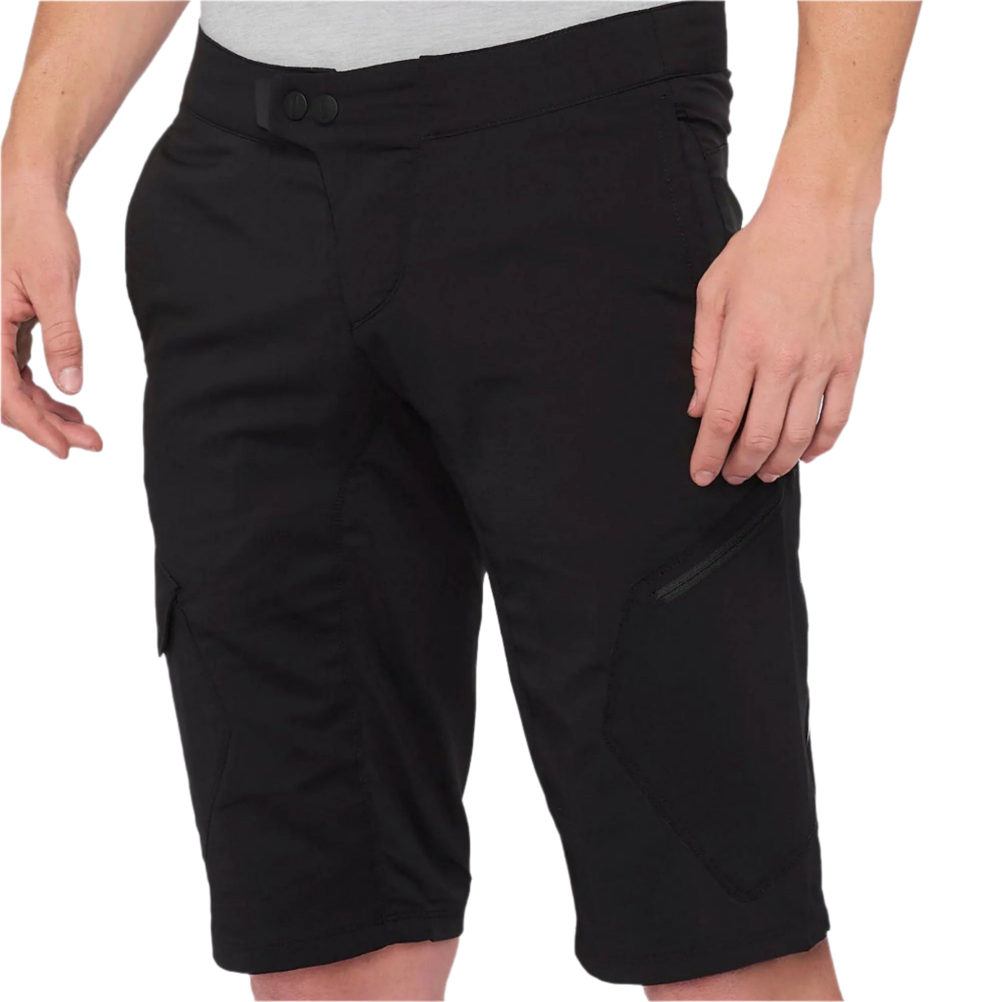 100% Ridecamp Cycle Shorts Black - FREE 1 YEAR Returns, FREE UK Shipping | ThrottleChimp