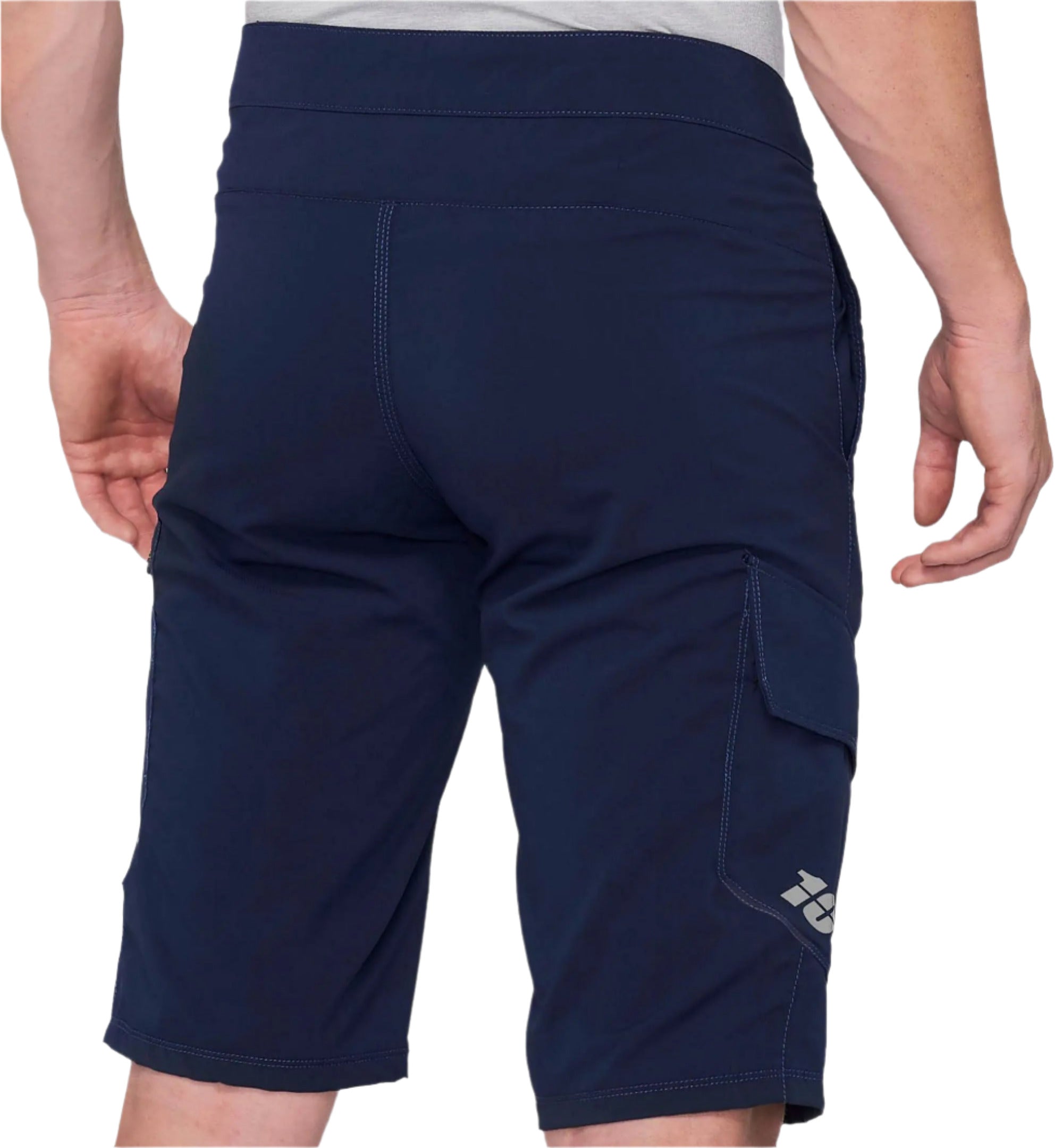 100% Ridecamp Cycle Shorts Navy - FREE 1 YEAR Returns, FREE UK Shipping | ThrottleChimp