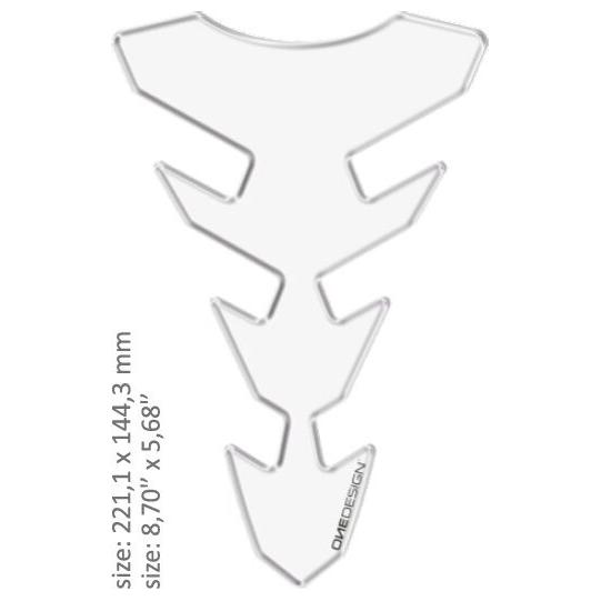 One Design Slim Transparent CGEXSTP Tank Pad Clear FREE 1 YEAR Returns, FREE UK Delivery | ThrottleChimp