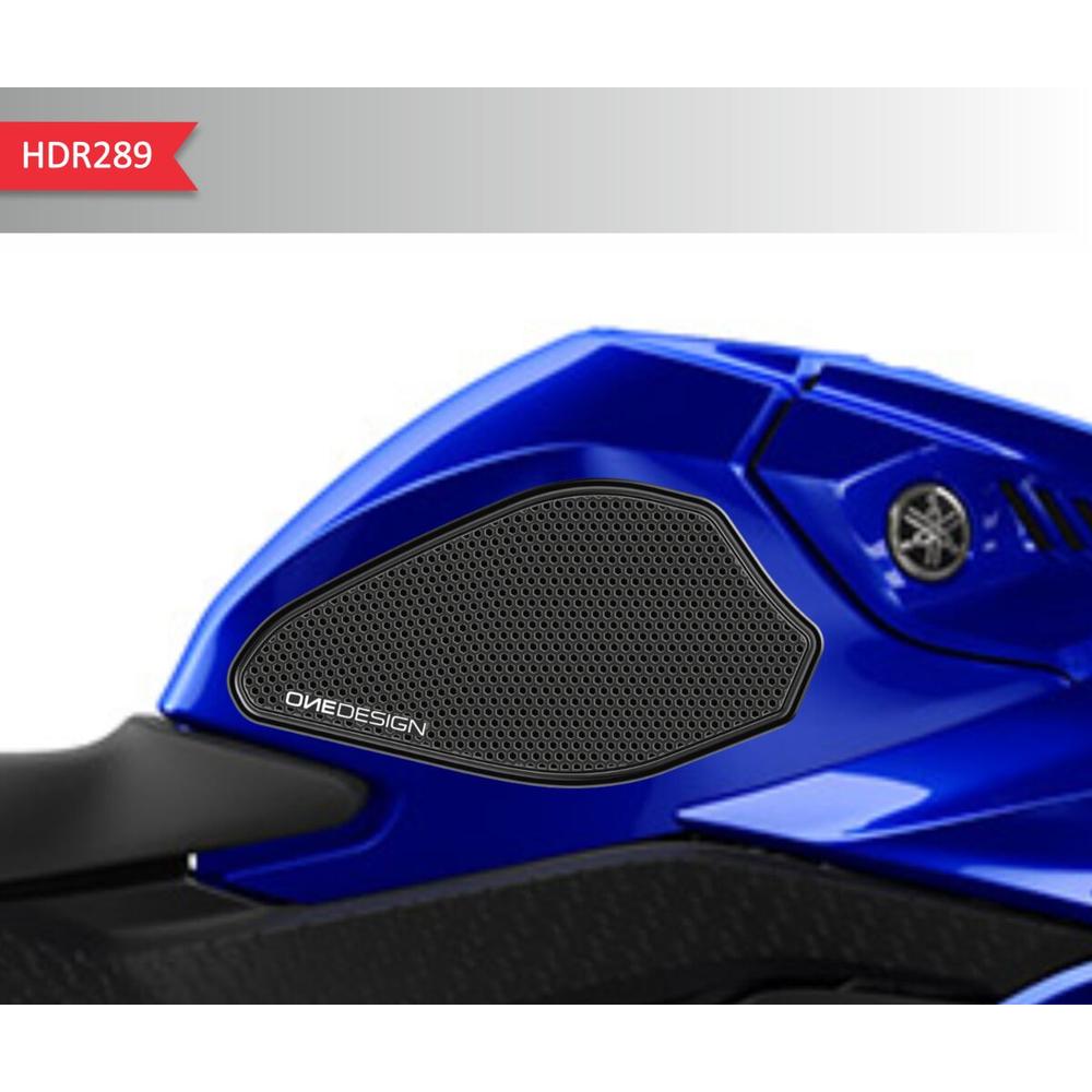 One Design Yamaha R3 Tank Grip Black FREE 1 YEAR Returns, FREE UK Delivery | ThrottleChimp