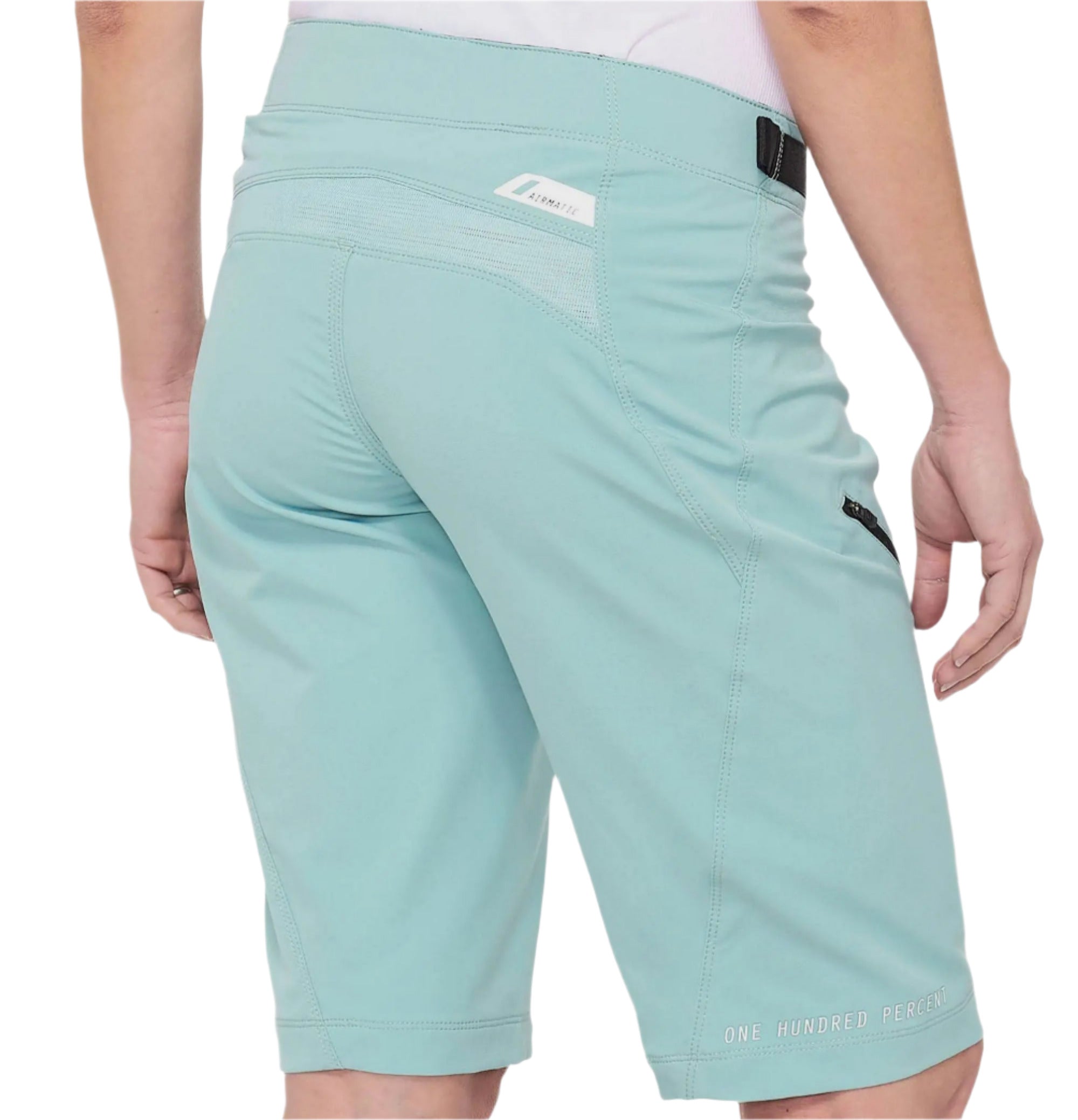 100% Airmatic Ladies Cycle Shorts Seafoam - FREE 1 YEAR Returns, FREE UK Shipping | ThrottleChimp