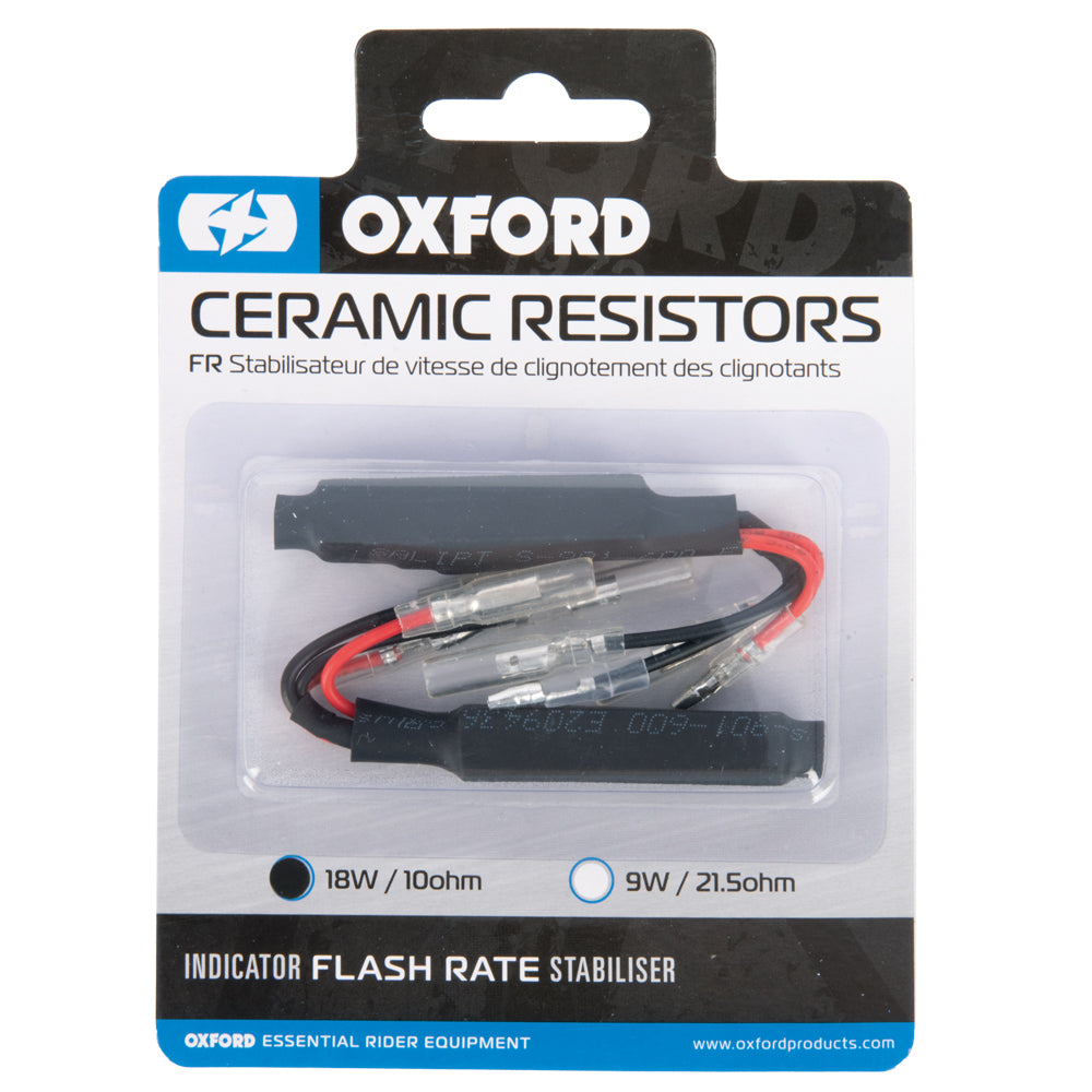 Oxford Ceramic Resistors - 18 Watt / 10 Ohm (18W@14V) FREE 1 YEAR Returns, FREE UK Delivery | ThrottleChimp