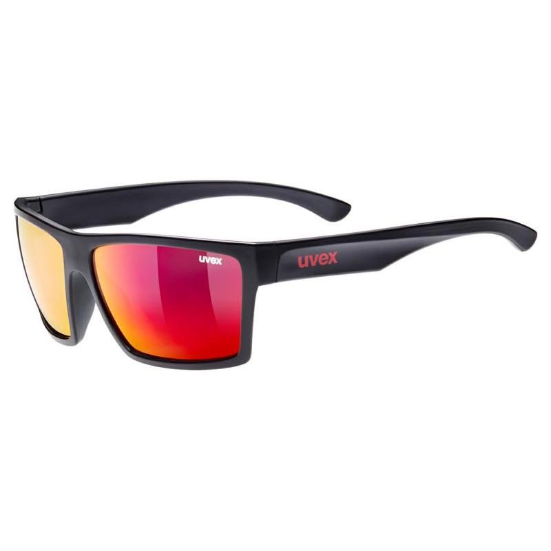 Uvex LGL 29 Sunglasses Black / Red FREE 1 YEAR Returns, FREE UK Delivery | ThrottleChimp