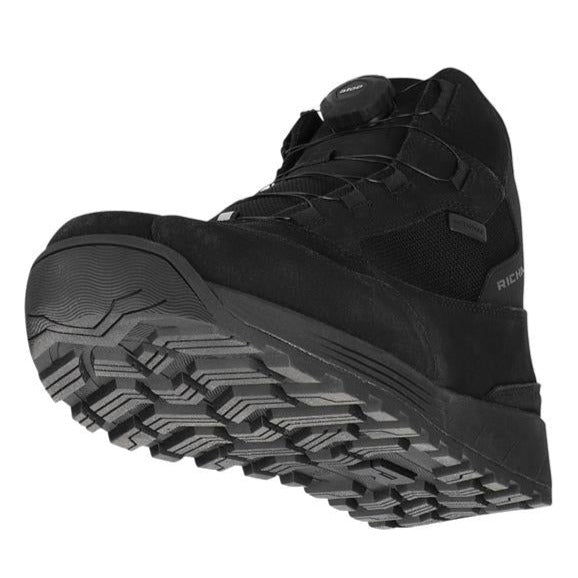 Richa Saturnus Waterproof Shoes Black FREE 1 YEAR Returns, FREE UK Delivery | ThrottleChimp