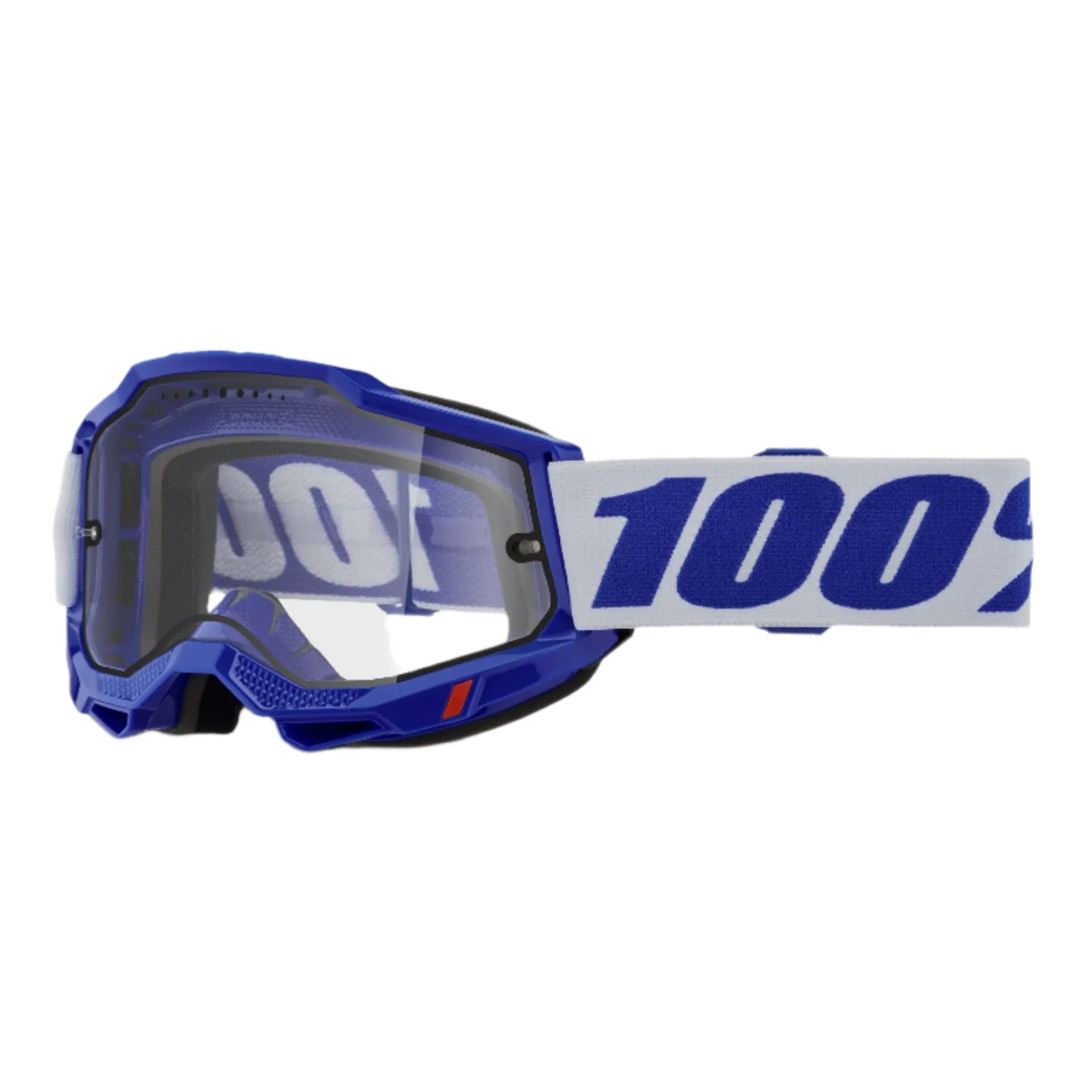 100% Accuri 2 Enduro MTB Cycle Goggles Blue / Clear Lens - FREE 1 YEAR Returns, FREE UK Shipping | ThrottleChimp