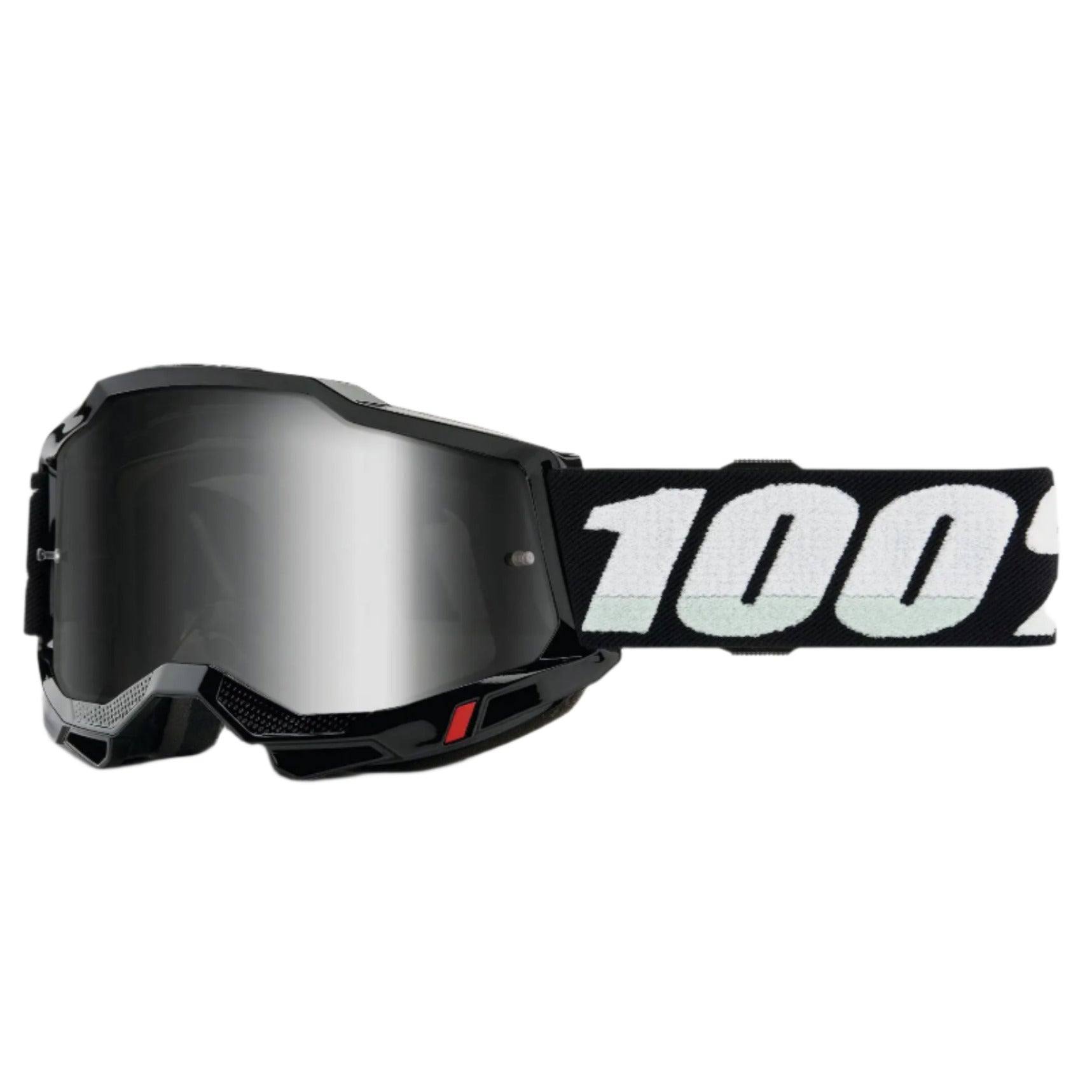 100% Accuri 2 Youth Cycle Goggles Neon Yellow / Mirror Silver Lens - FREE 1 YEAR Returns, FREE UK Shipping | ThrottleChimp