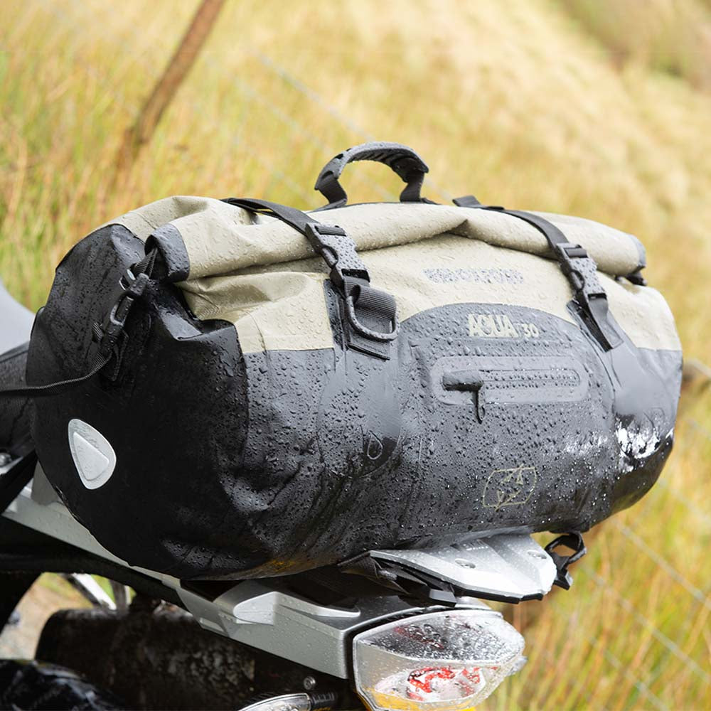 Oxford Aqua T30 Roll Bag Khaki / Black - 30 Litres FREE 1 YEAR Returns, FREE UK Delivery | ThrottleChimp
