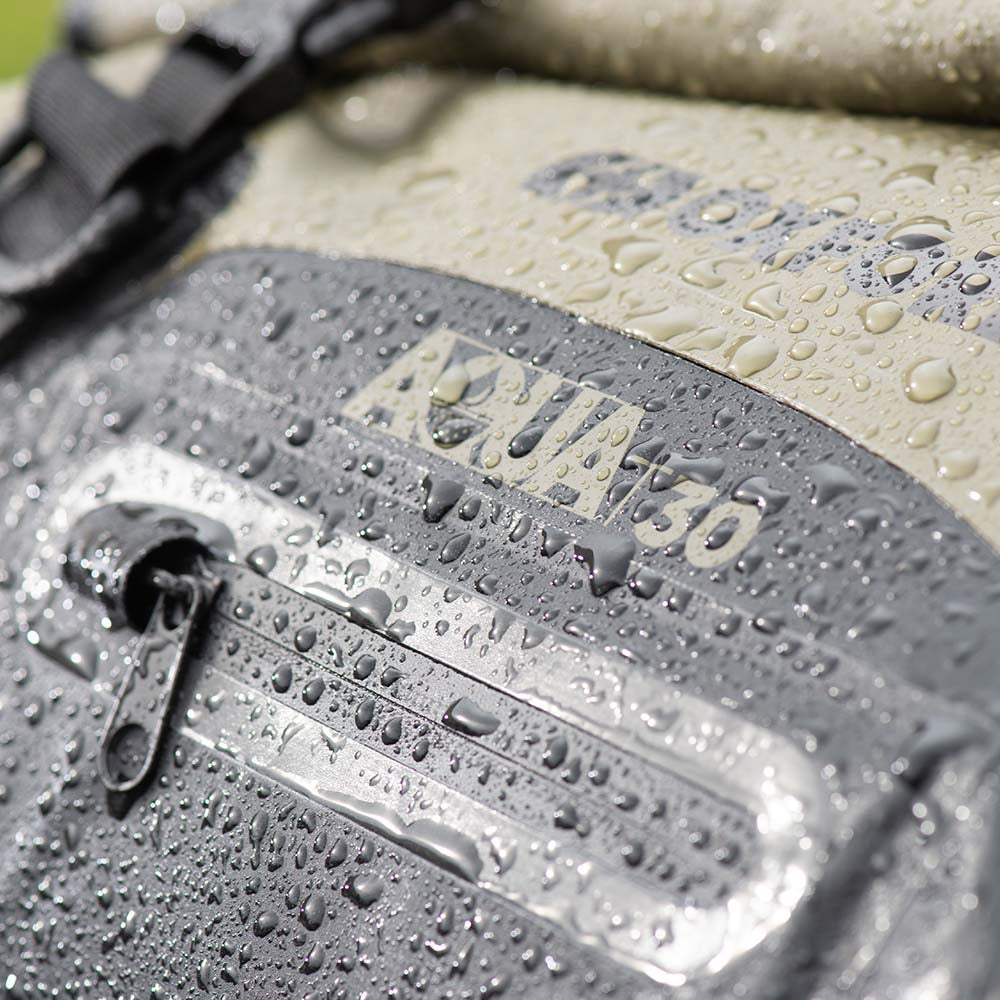 Oxford Aqua T30 Roll Bag Khaki / Black - 30 Litres FREE 1 YEAR Returns, FREE UK Delivery | ThrottleChimp