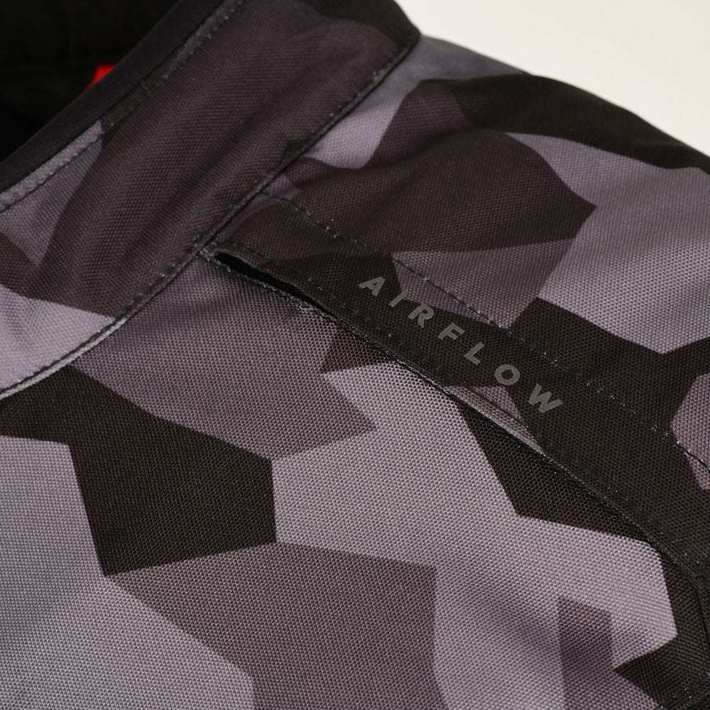 Oxford Delta 1.0 Textile Jacket Camo Grey / Black FREE 1 YEAR Returns, FREE UK Delivery | ThrottleChimp