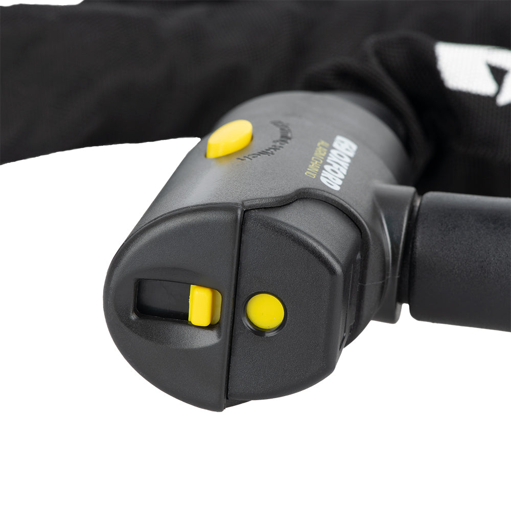 Oxford Alarm Chain10 Square Lock Black FREE 1 YEAR Returns, FREE UK Delivery | ThrottleChimp