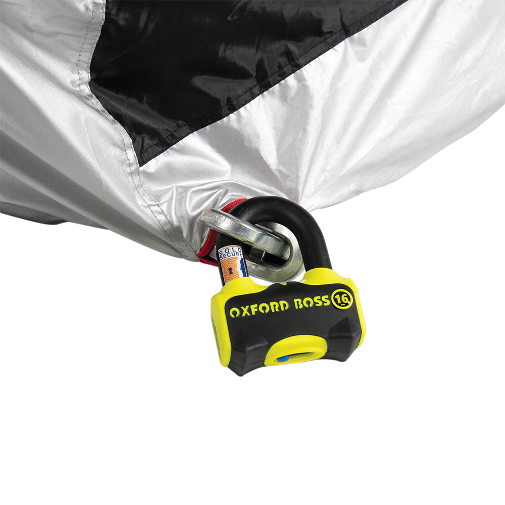 Oxford Aquatex Cover Black / Silver FREE 1 YEAR Returns, FREE UK Delivery | ThrottleChimp