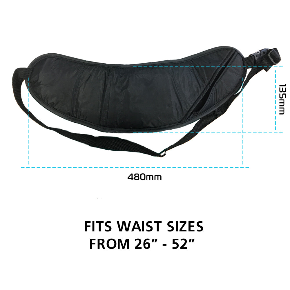 Oxford Retro Waist / Bum Bag Black FREE 1 YEAR Returns, FREE UK Delivery | ThrottleChimp