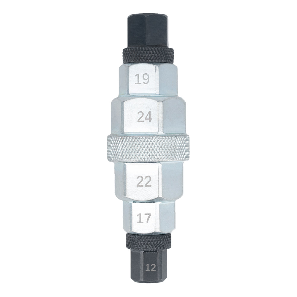 Oxford 6 in 1 Spindle Key Silver FREE 1 YEAR Returns, FREE UK Delivery | ThrottleChimp