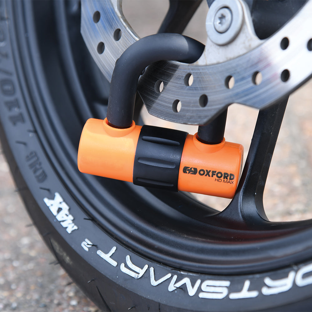 Oxford HD Max Disc Lock Orange FREE 1 YEAR Returns, FREE UK Delivery | ThrottleChimp