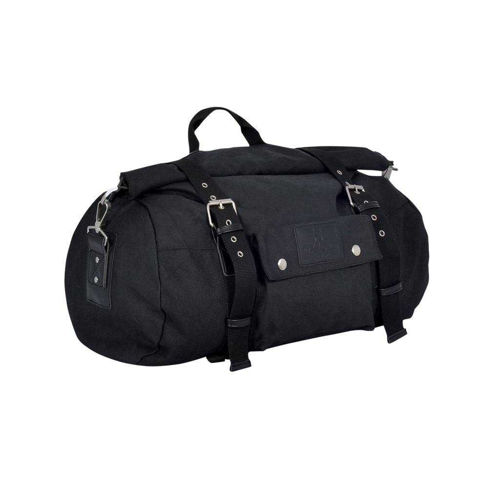 Oxford Heritage Roll Bag Black - 20 Litres FREE 1 YEAR Returns, FREE UK Delivery | ThrottleChimp