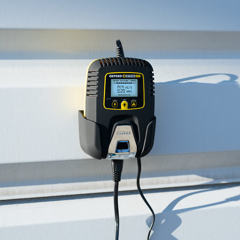 Oxford Oximiser 900 Essential Battery Management System Black / Yellow - UK Model FREE 1 YEAR Returns, FREE UK Delivery | ThrottleChimp