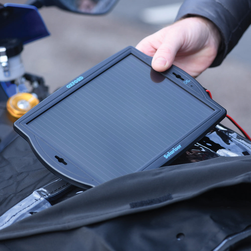 Oxford Solariser Essential Solar Battery Charger FREE 1 YEAR Returns, FREE UK Delivery | ThrottleChimp