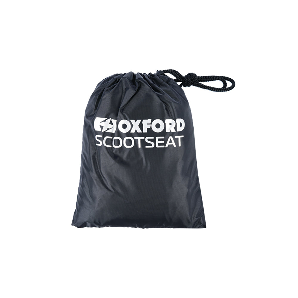 Oxford ScootSeat Cover Black FREE 1 YEAR Returns, FREE UK Delivery | ThrottleChimp
