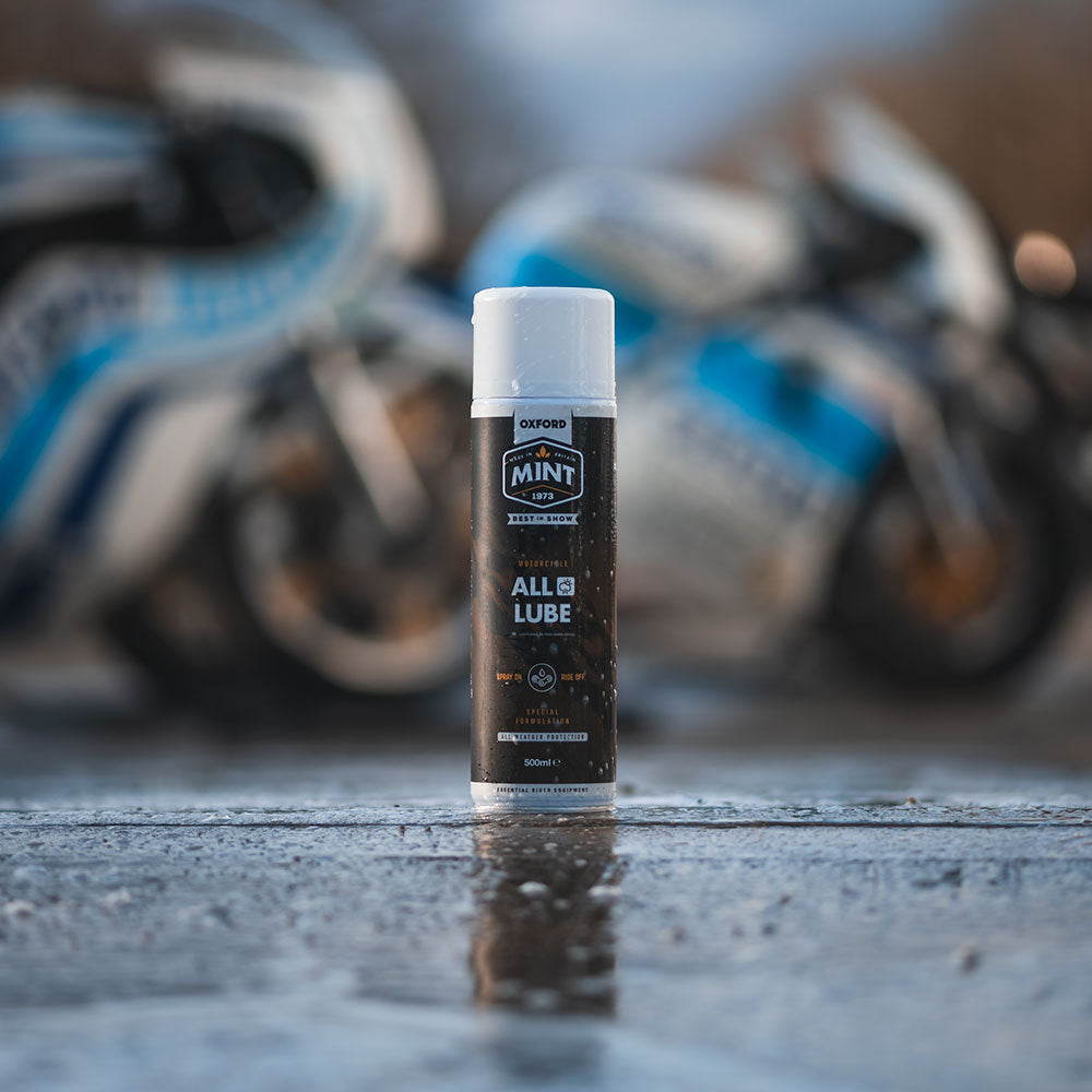 Oxford Mint All Weather Motorcycle Chain Lube - 500ml FREE 1 YEAR Returns, FREE UK Delivery | ThrottleChimp