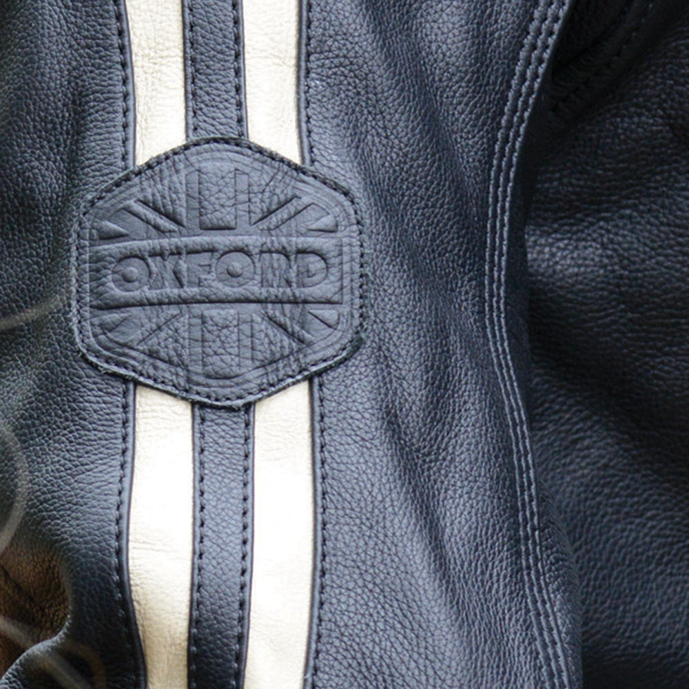 Oxford Bladon Leather Jacket Black FREE 1 YEAR Returns, FREE UK Delivery | ThrottleChimp
