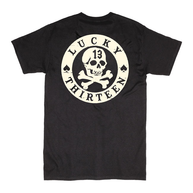 Lucky 13 Dead Head T-Shirt Black