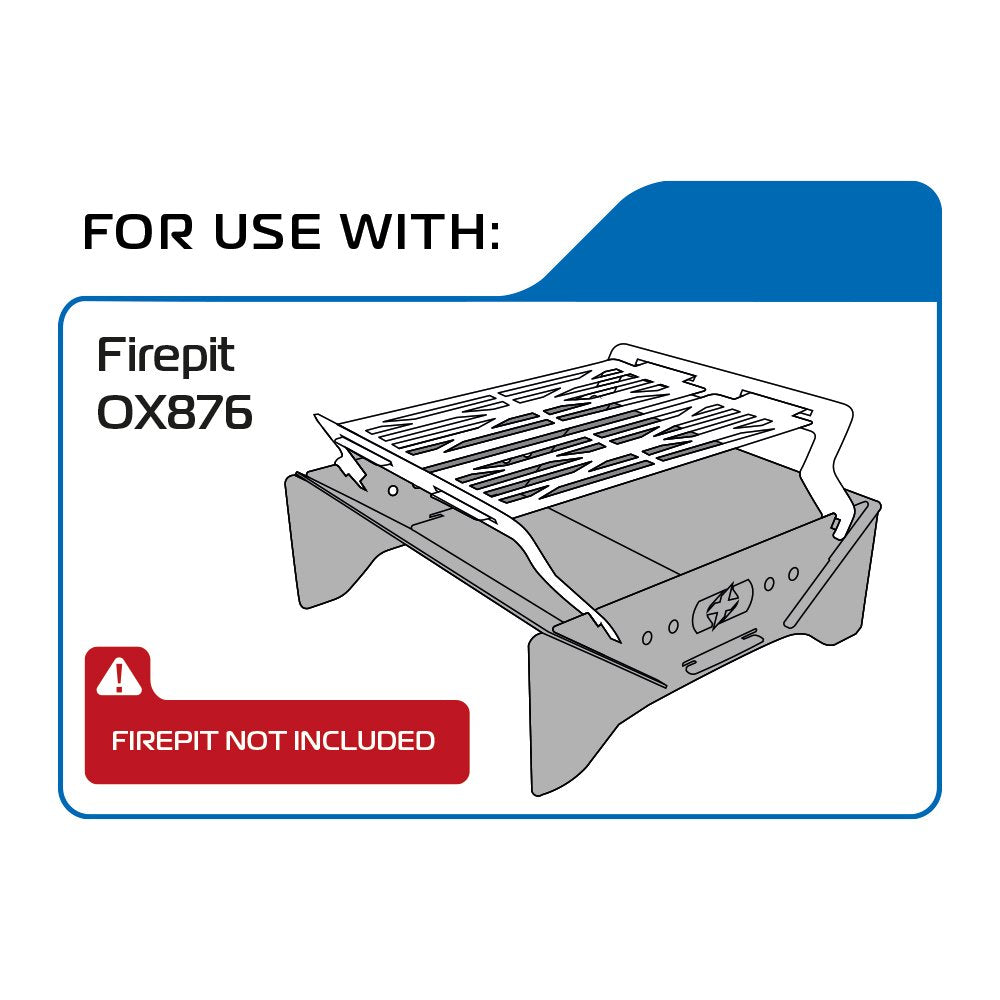 Oxford Fire Pit Grill Silver For Motorcycle Panniers FREE 1 YEAR Returns, FREE UK Delivery | ThrottleChimp